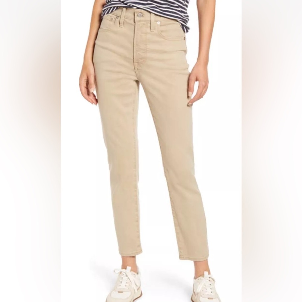 New Madewell Perfect Vintage Jean in Telluride Stone, 30